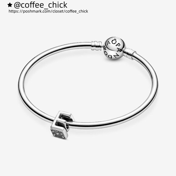 Pandora Letter E Alphabet Charm - Picture 2 of 6